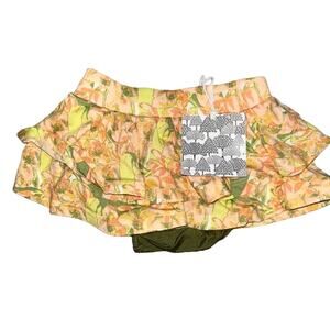 NWT Kate Quinn Floral Cymbidium Skirted Bloomer 12-18m Modal